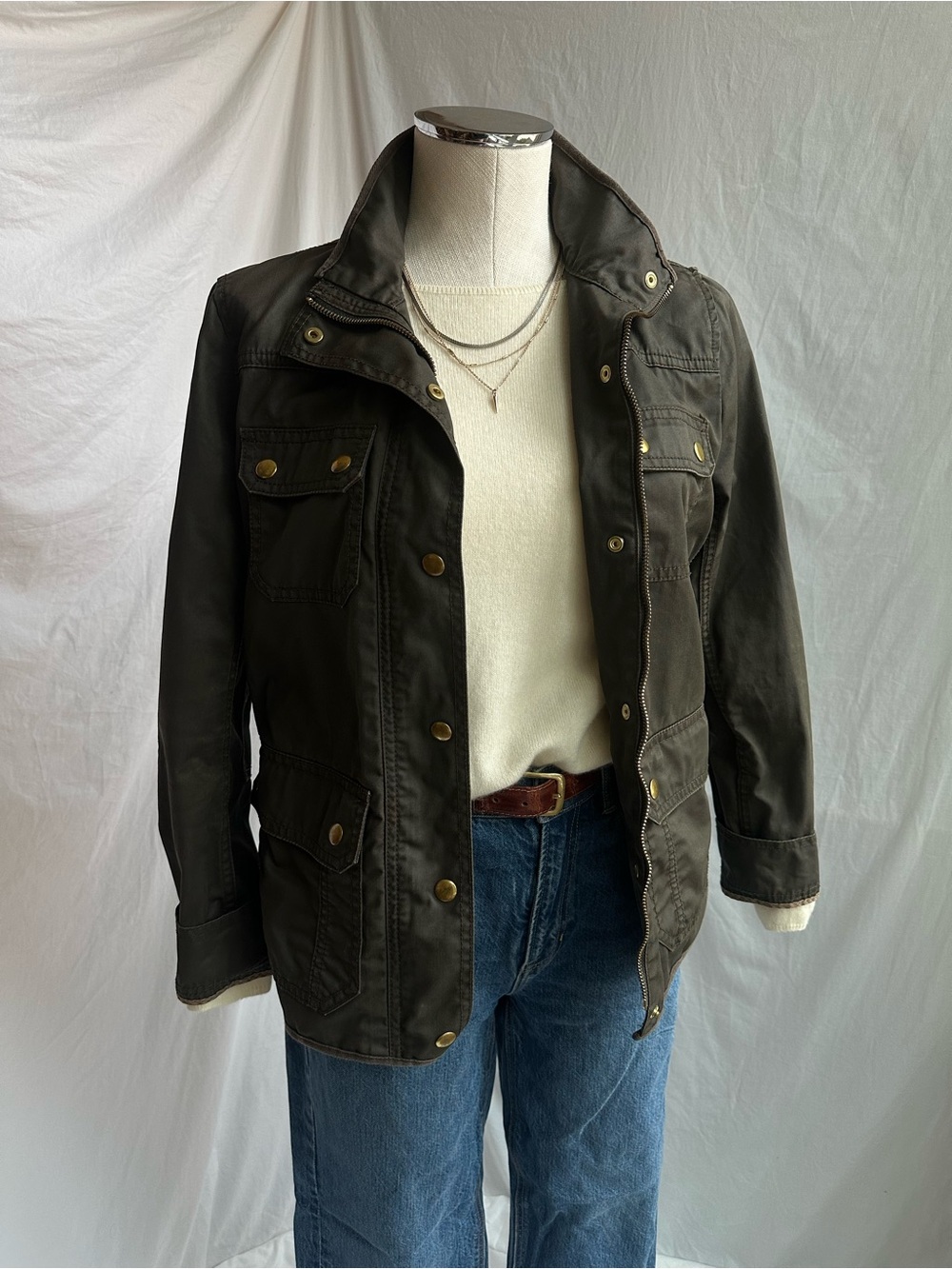 J. Crew Field Jacket Moss Green Women’s Size XS